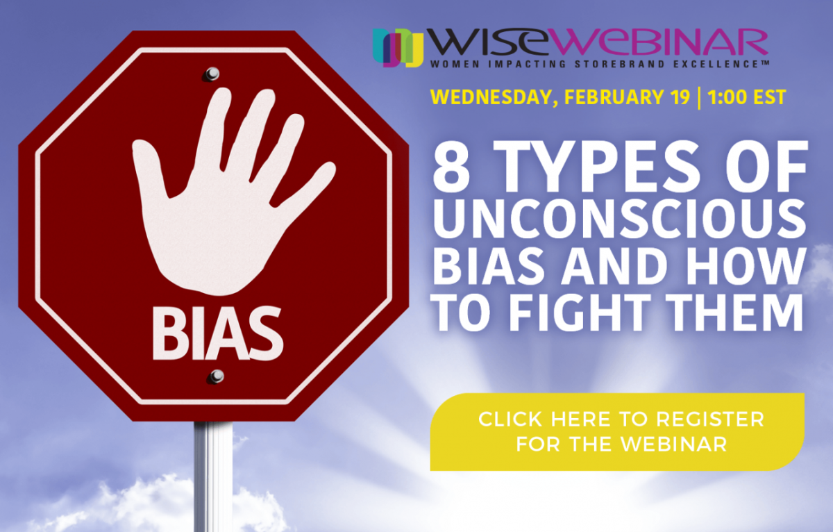 Register for the WISE Webinar, "8 Types of Unconscious Bias and How to Fight Them" presented by Albertsons Companies' Jonathan Mayes.