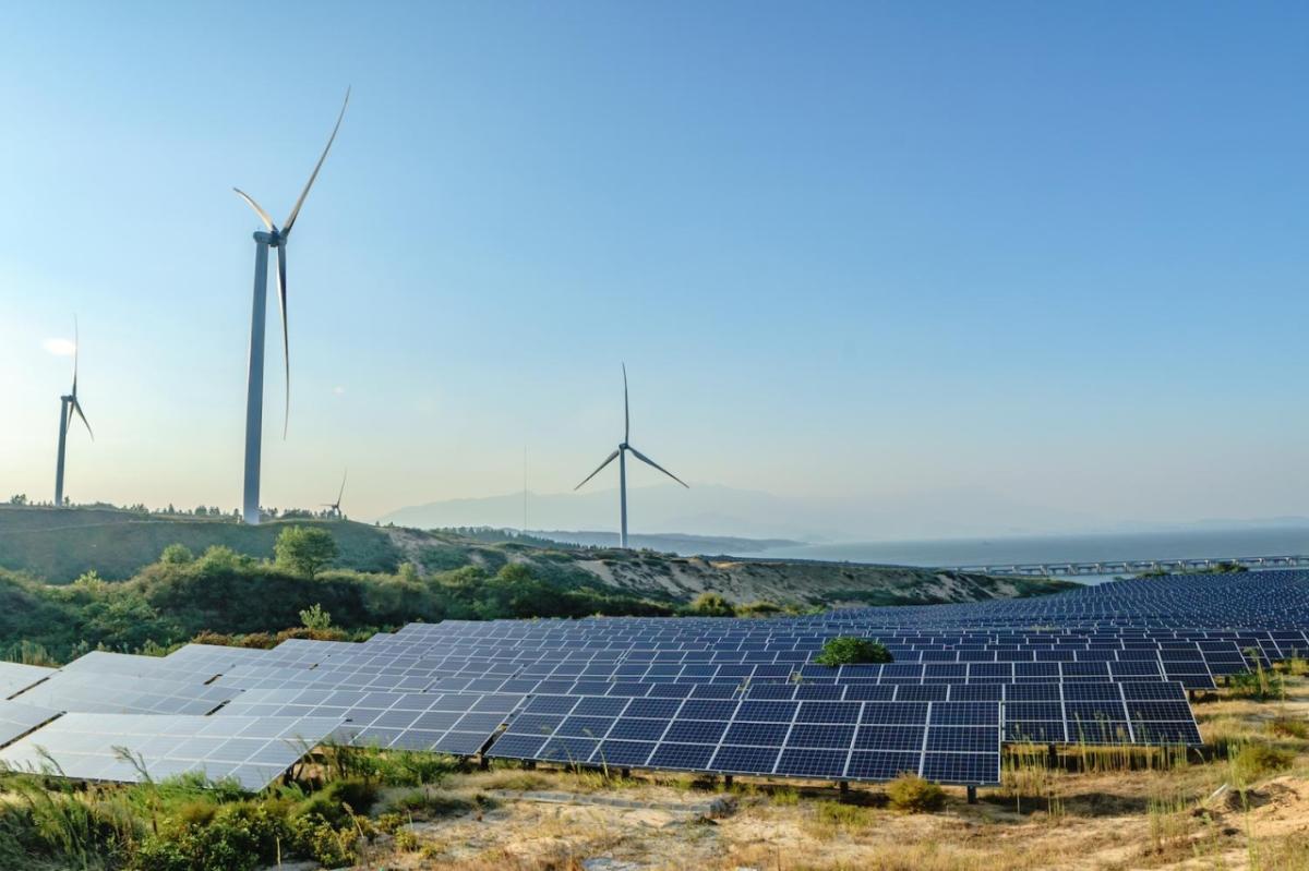 Wind and solar farm