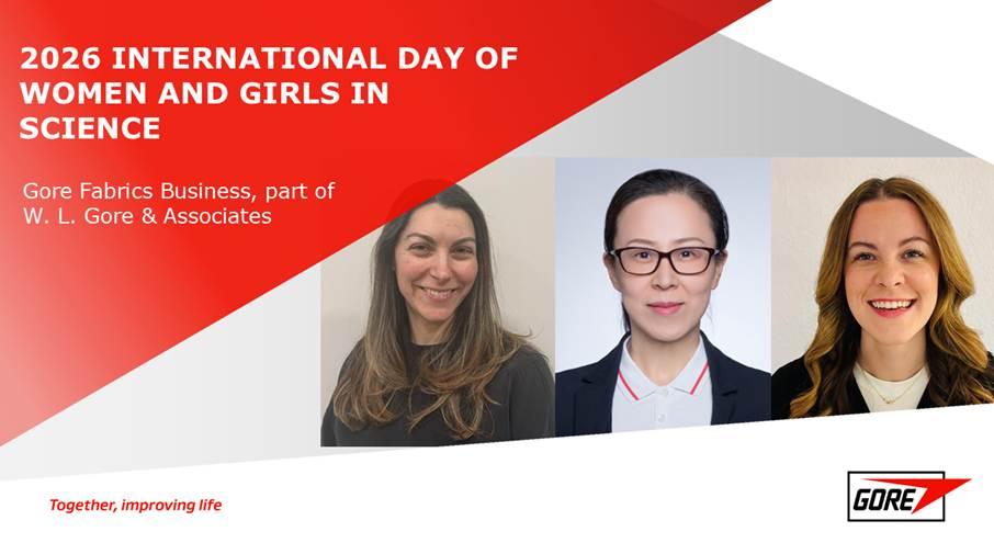 "2026 INTERNATIONAL DAY OF WOMEN AND GIRLS IN SCIENCE" above photos of three women