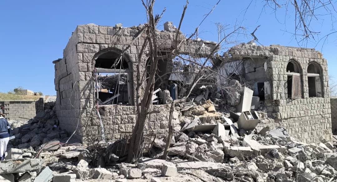  The demolished face of the Huqah health facility 
