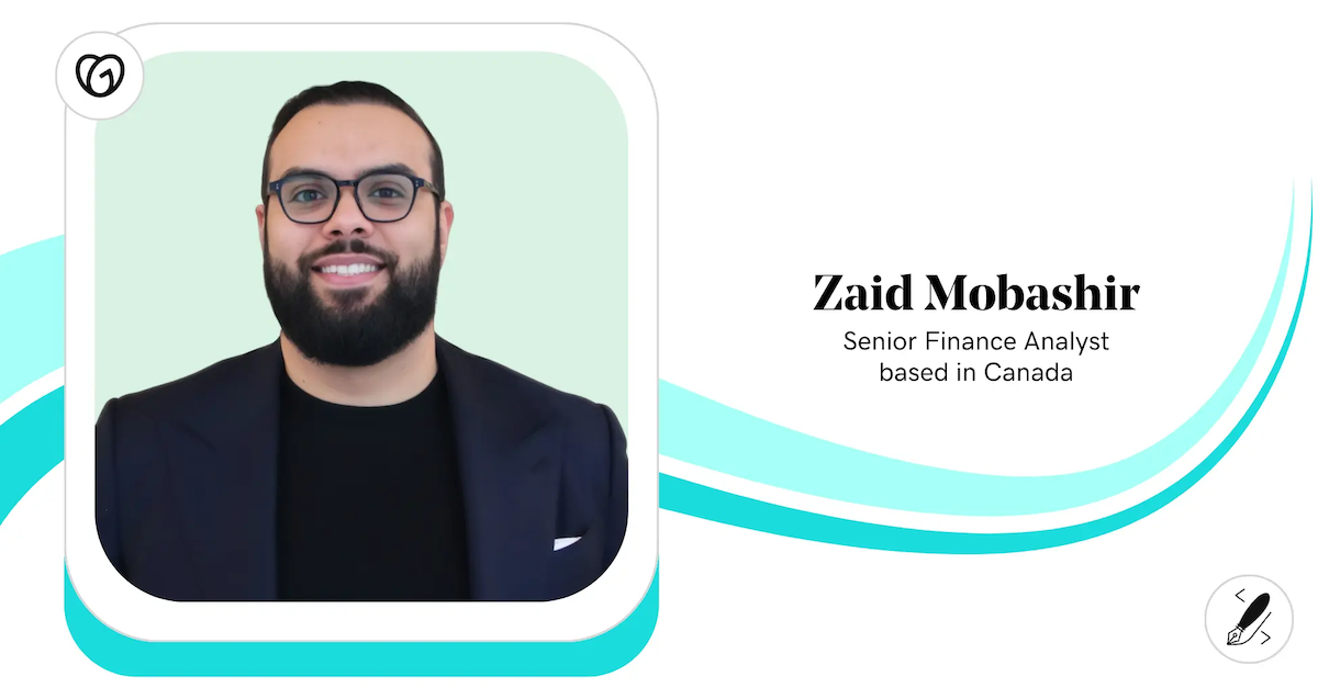 Zaid Mobashir, Senior Finance Analyst, GoDaddy.