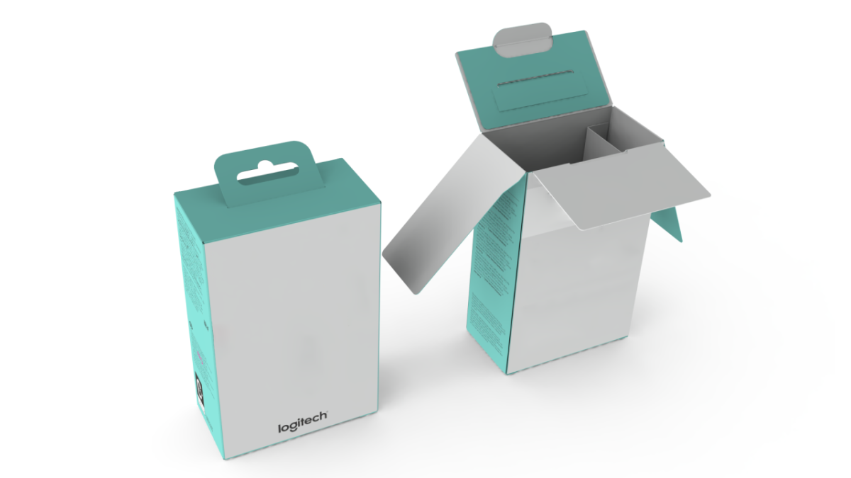 Two Logitech boxes