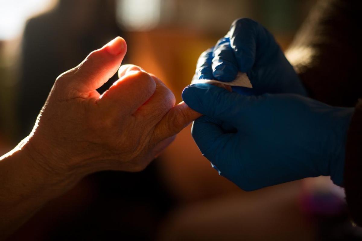 Finger prick