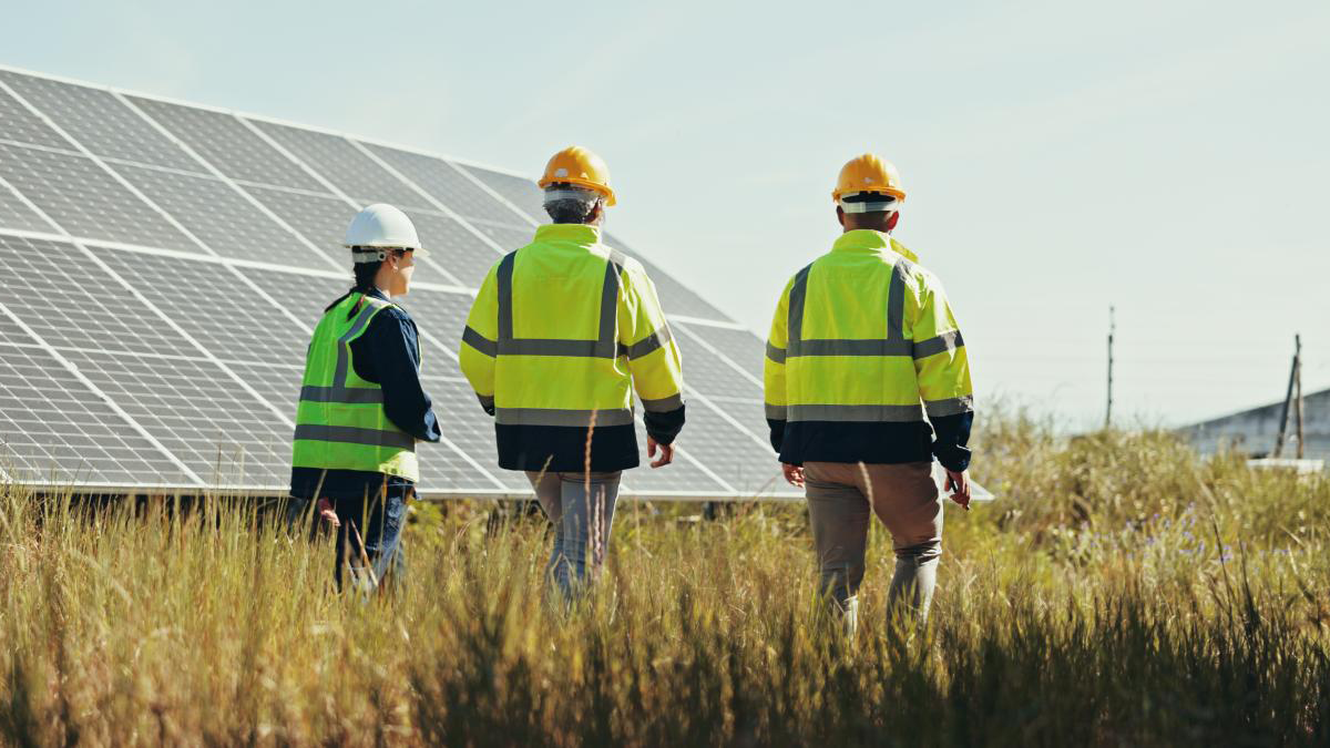 Solar panel installation