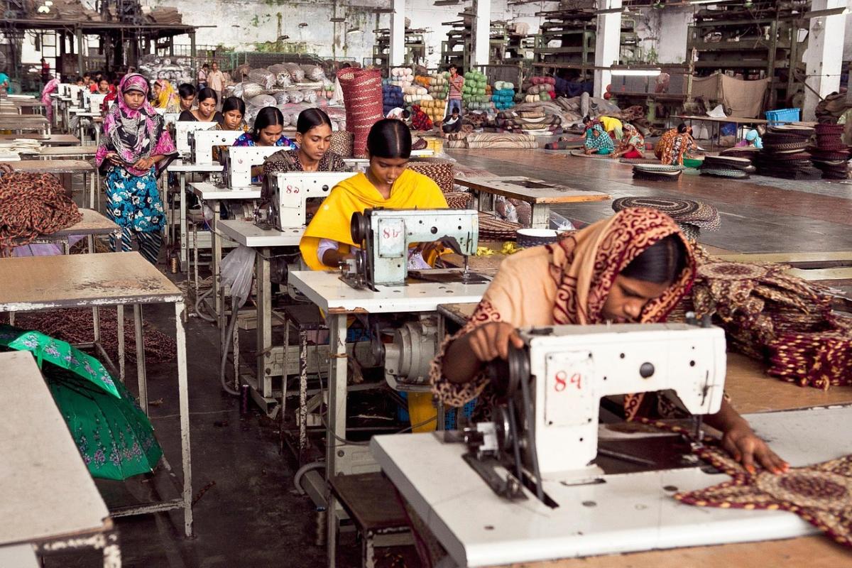Apparel factory workers