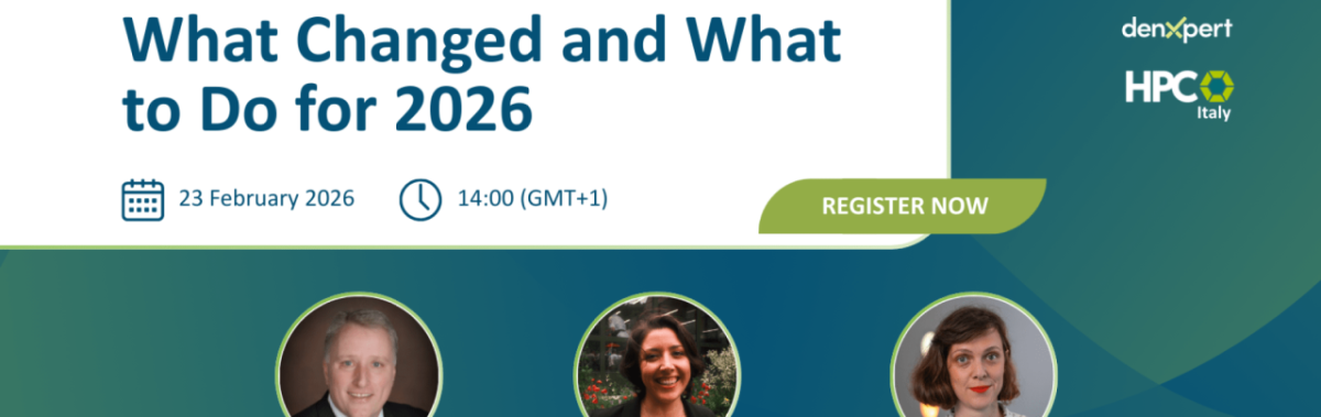 Photo showcasing the webinar title and guest speakers