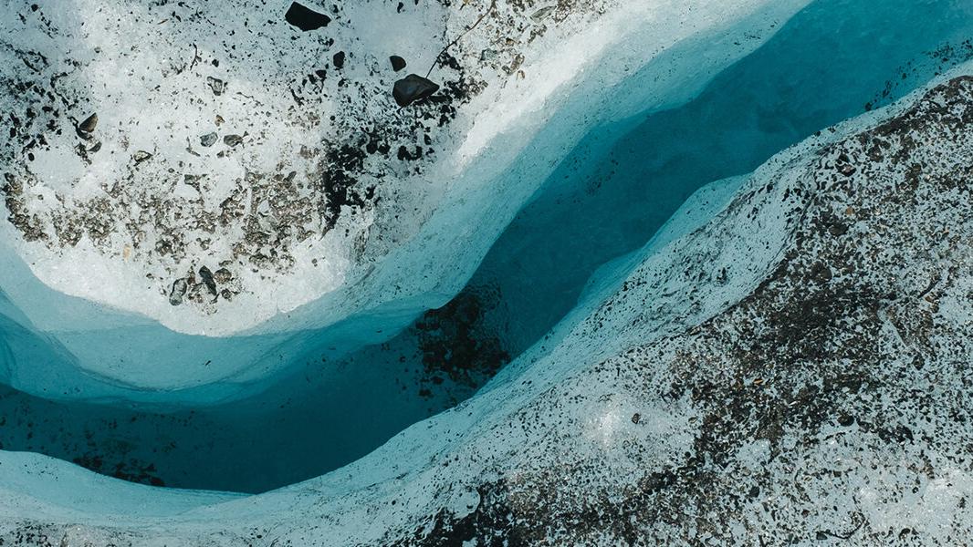 bird's eye view of a river