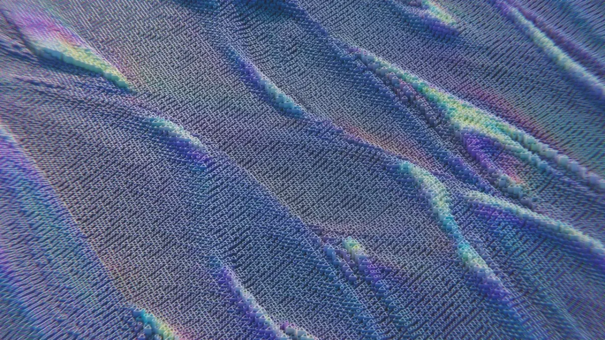 Shapes forming waves