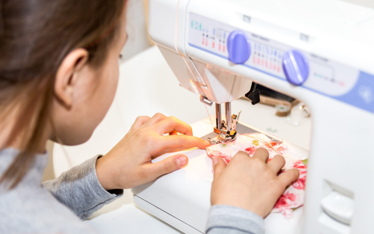 Apparel worker in factory