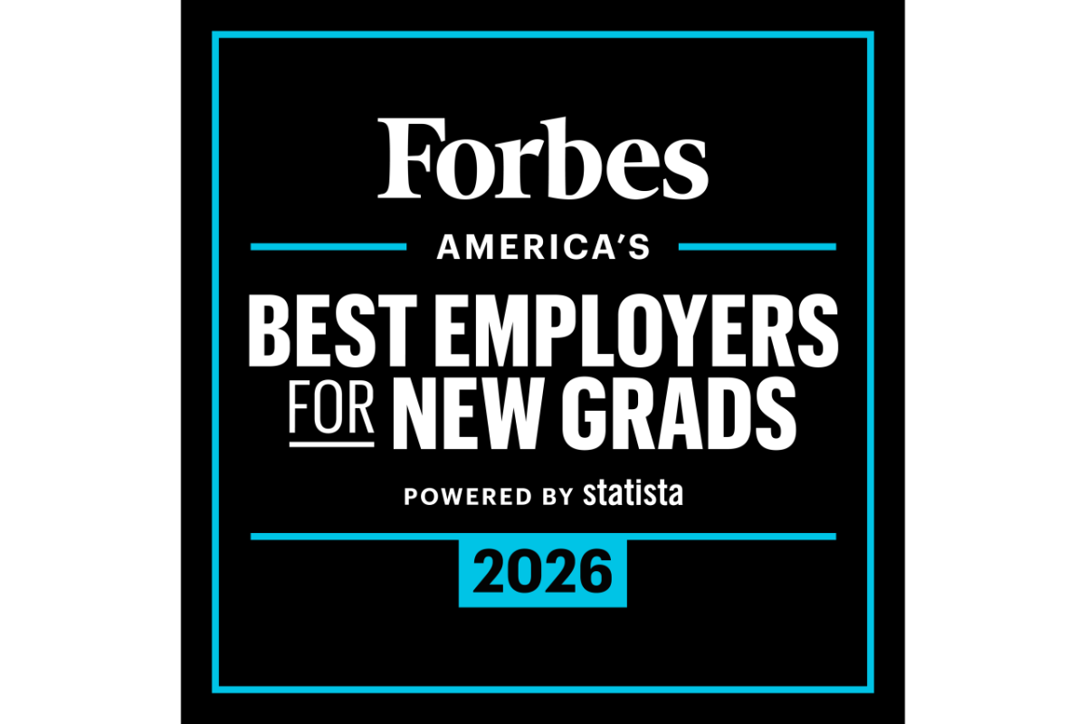 "Forbes America's Best Employers for New Grads"