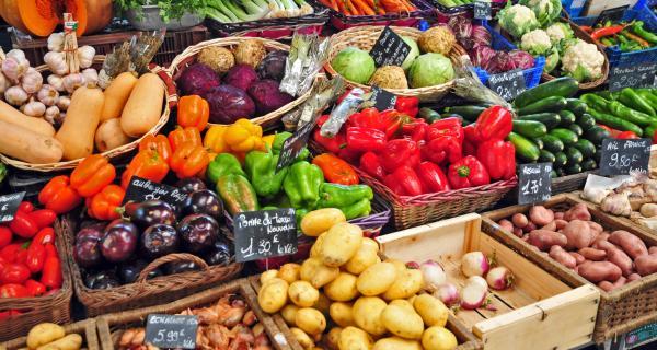 Fruits and vegetables