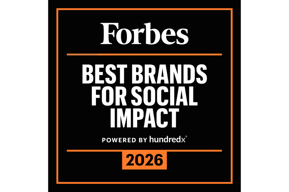 Forbes Best Brands for Social Impact 2026 logo