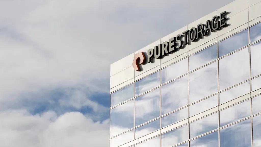 building with PURESTORAGE sign on it