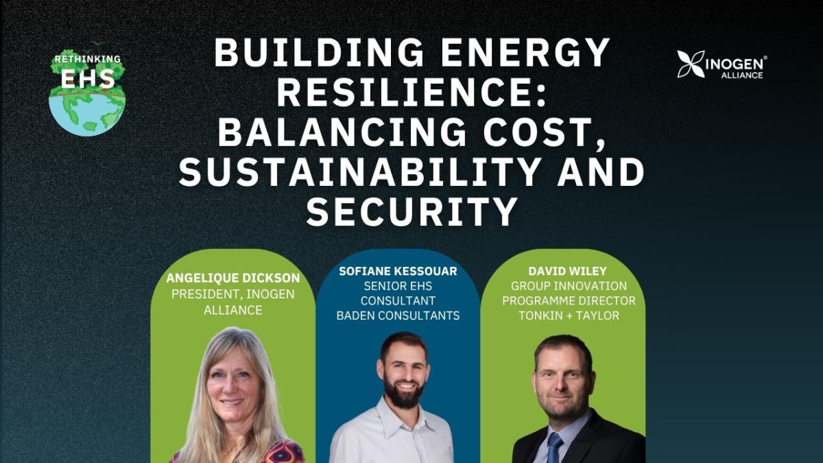 Podcast title with headshots of guest speakers