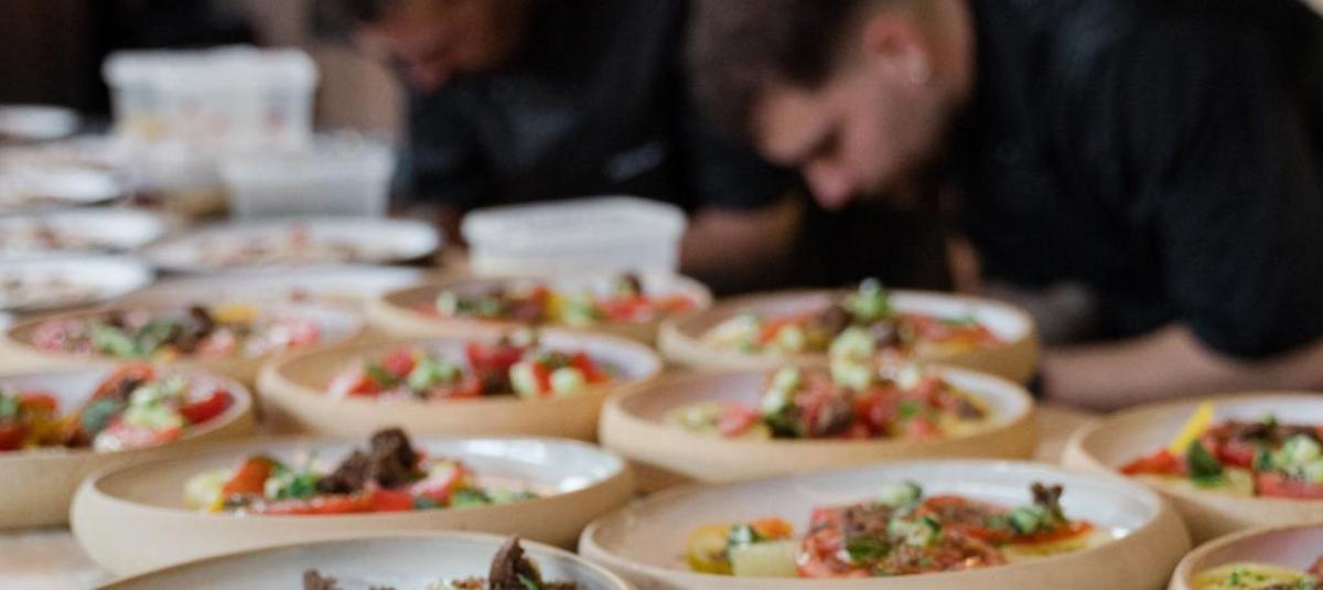 plates of food