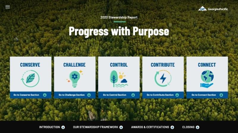 Cover of the report "Progress with Purpose"