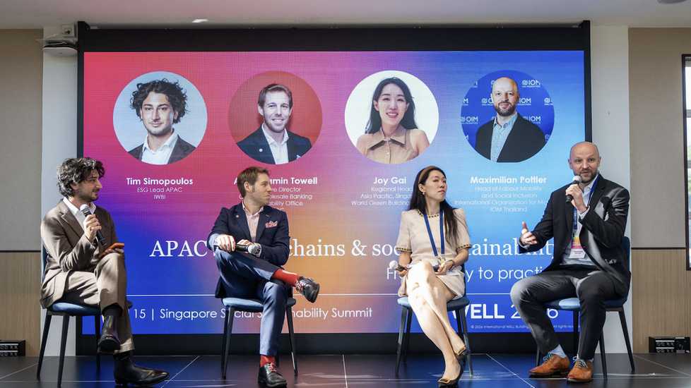 people talking at the summit