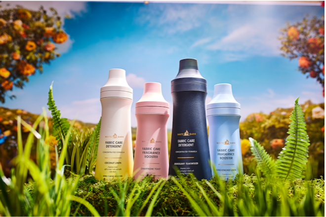 laundry products in nature
