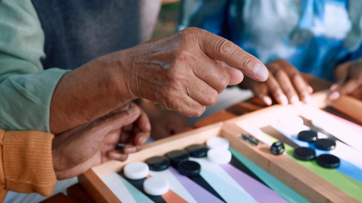 people playing a game