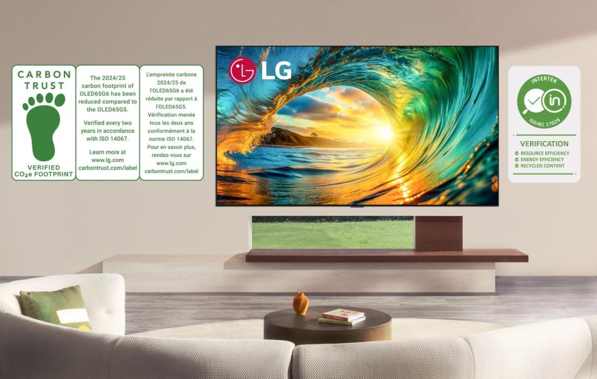 computer screen with sustainability informatiom