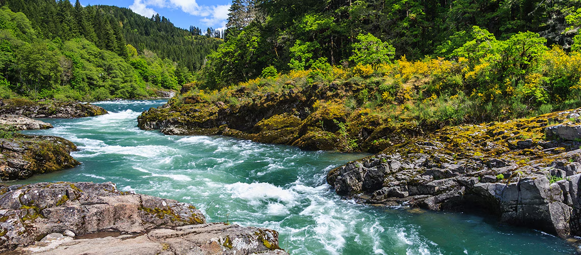A river running through a landscape