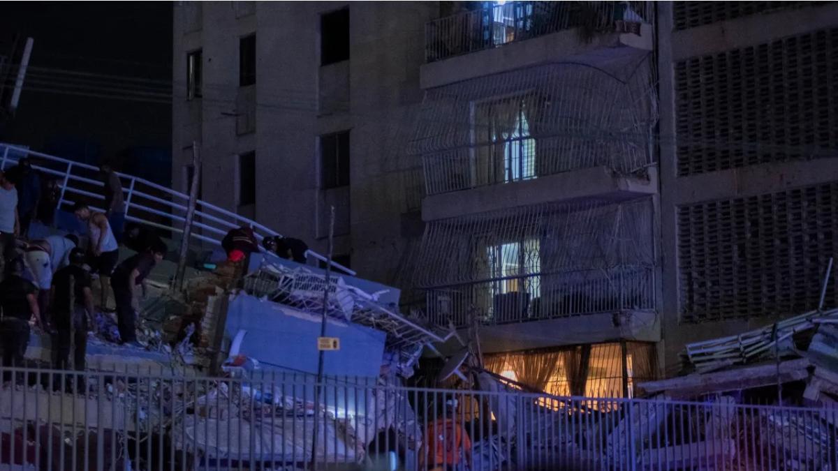 Earthquake damage as seen in Caracas, Venezuela, on June 24, 2026. (Photo by Jonathan Lanza/NurPhoto)