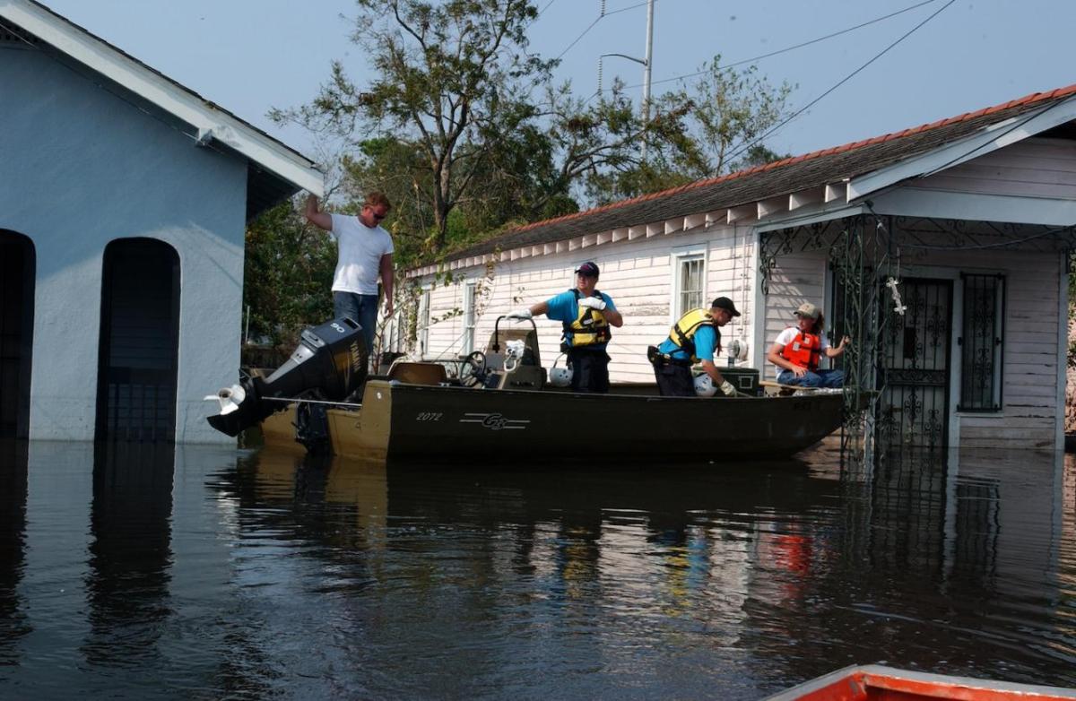 people in a boat