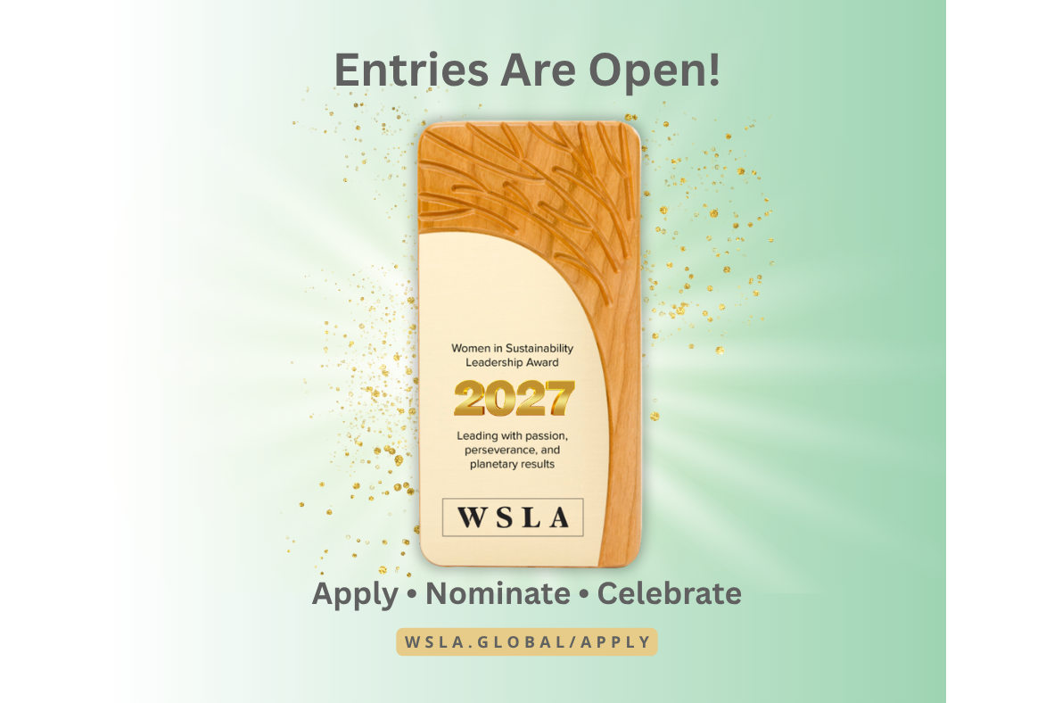 Entries are open! 2027 Women in Sustainability Leadership Awards - apply, nominate, celebrate