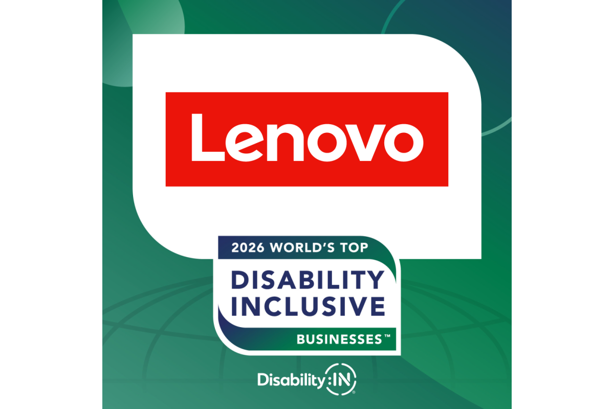 Lenovo - 2026 World's Top Disability Inclusive Businesses
