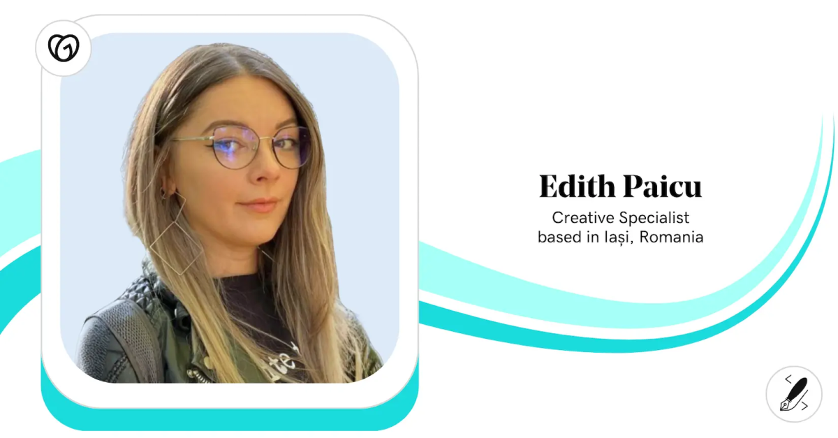 Edith Paicu, Creative Specialist, GoDaddy.
