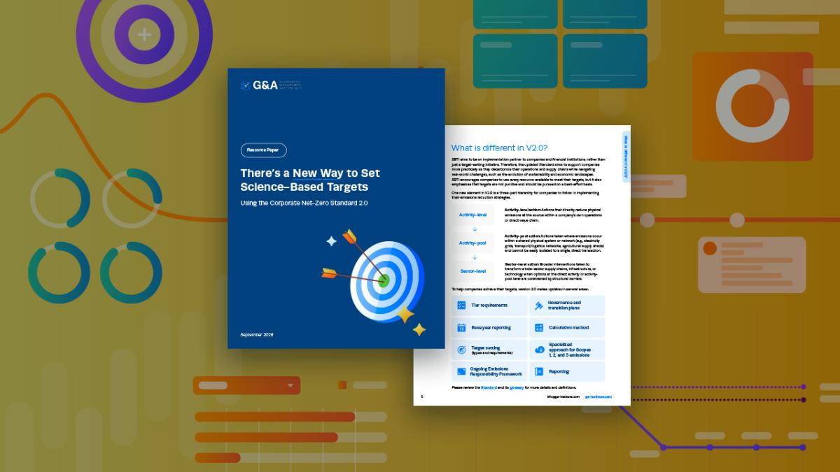 G&A Institute Shares Key Updates from the SBTi’s Corporate Net-Zero Standard 2.0 Release