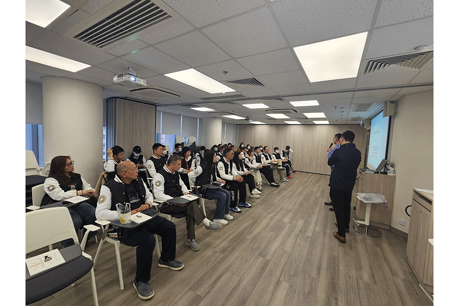 group of students in a classroom