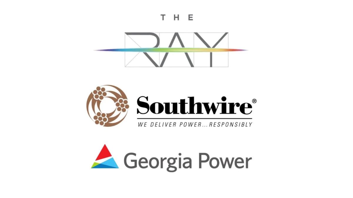 Logos from The Ray, Southwire and Georgia Power