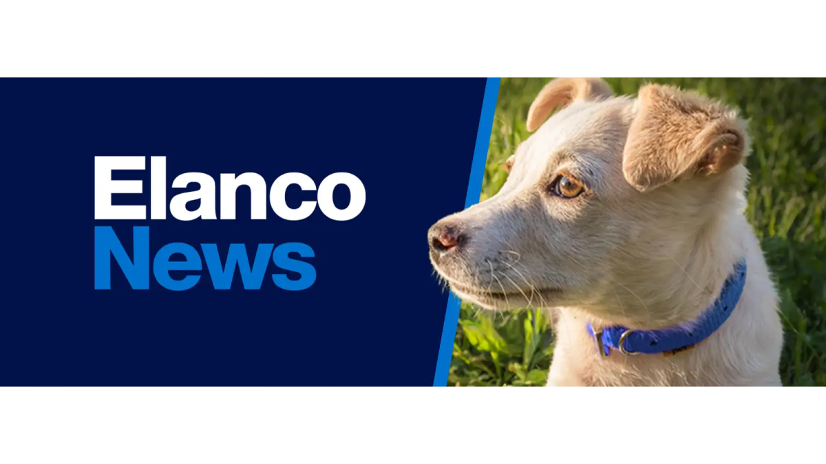 "Elanco News" with puppy