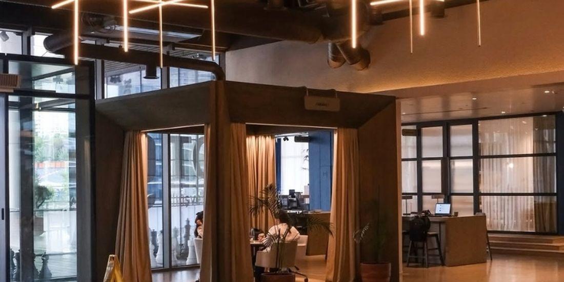 Interior of a workspace