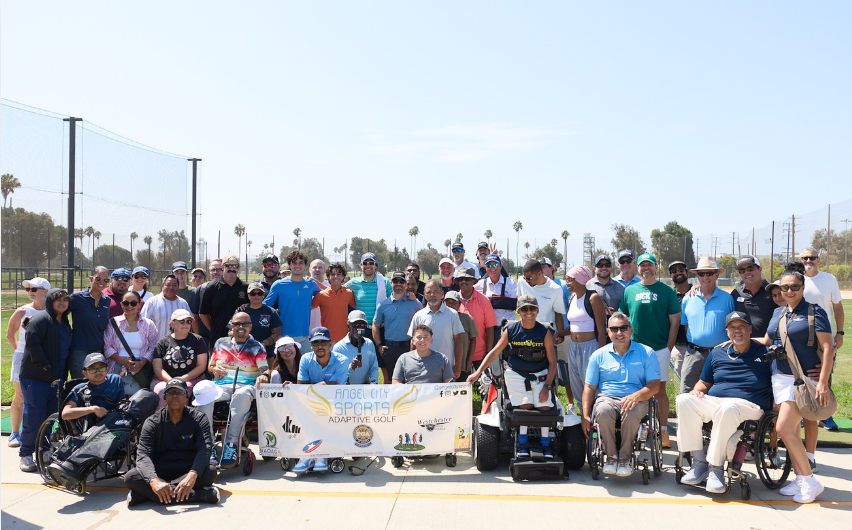 DICK'S team members and Angel City Sports members shown.