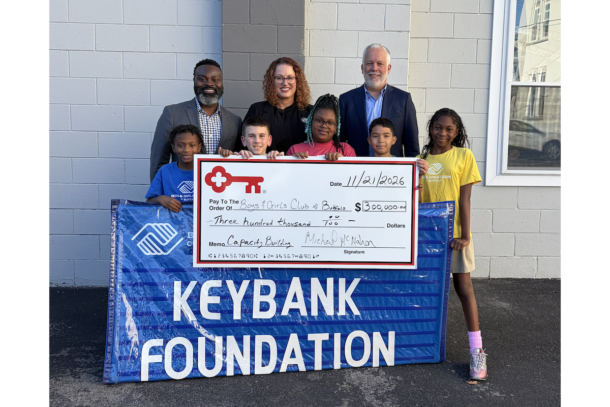 KeyBank Foundation presentation with students