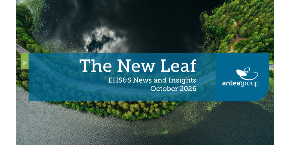 "The New Leaf EHS&S News and Insights October 2026"