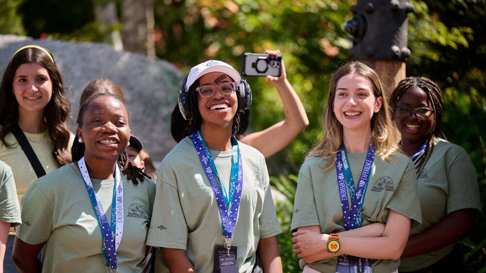 smiling students