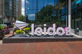 Leidos sign outside office building