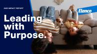 "Leading with Purpose" front page of Impact Report
