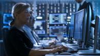 Woman working on computer