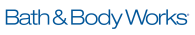 Bath & Body Works written in blue text on a white background