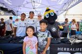 LA Galaxy players, staff and mascot Cozmo helped students in South LA get ready for the upcoming school year.