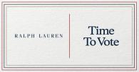 Ralph Lauren & Time to Vote logos