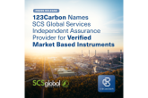 123 Carbon Names SCS Global Services Independent Assurance Provider for Verified Market Based Instruments