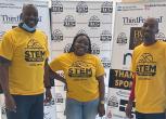 (L-R): Rockwell Automation’s Tyrone Windham, Aaliyah Brown and Marzell Brown. Marzell helped plan the STEM event. 