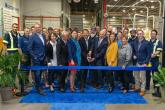 Ribbon cutting ceremony at Saint-Gobain Canada CertainTeed plant.