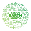 Leidos Earth Month logo