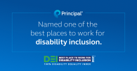 Principal Named one of the best places to work for disability inclusion.